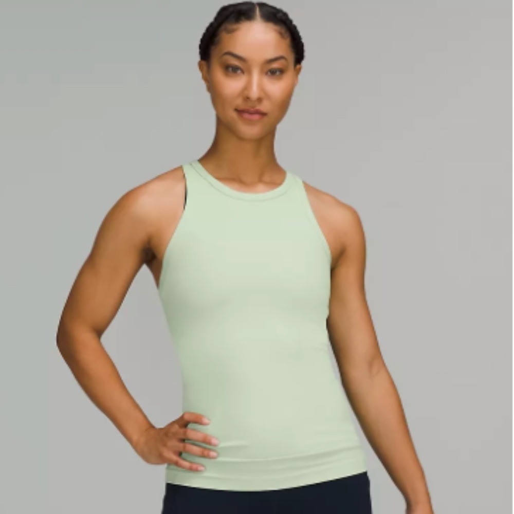 Lululemon Align Hip-Length Racerback Tank Top Creamy Mint Size 4